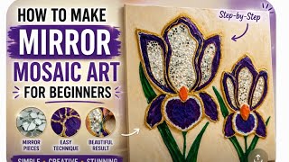 3d mirror mosaic texture art for Beginners.