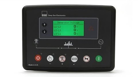 Deepsea 6120 generators controller Complete wiring and setting hindi urdu