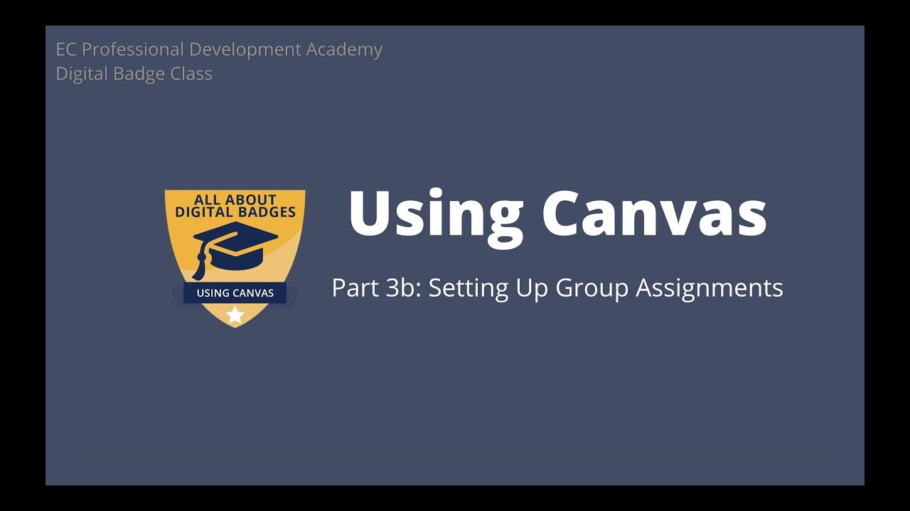 using group assignments in canvas