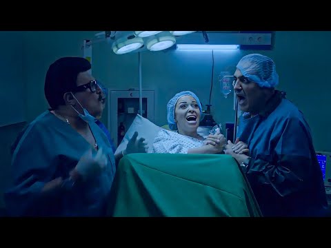 كوميديا ولادة انجي شوف علي عمل ايه جوة اوضة العمليات ولا اشطرها دكتور امراض نسا 