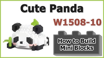 How to Build Mini Blocks Panda W1508-10 Review Instructions Specifications