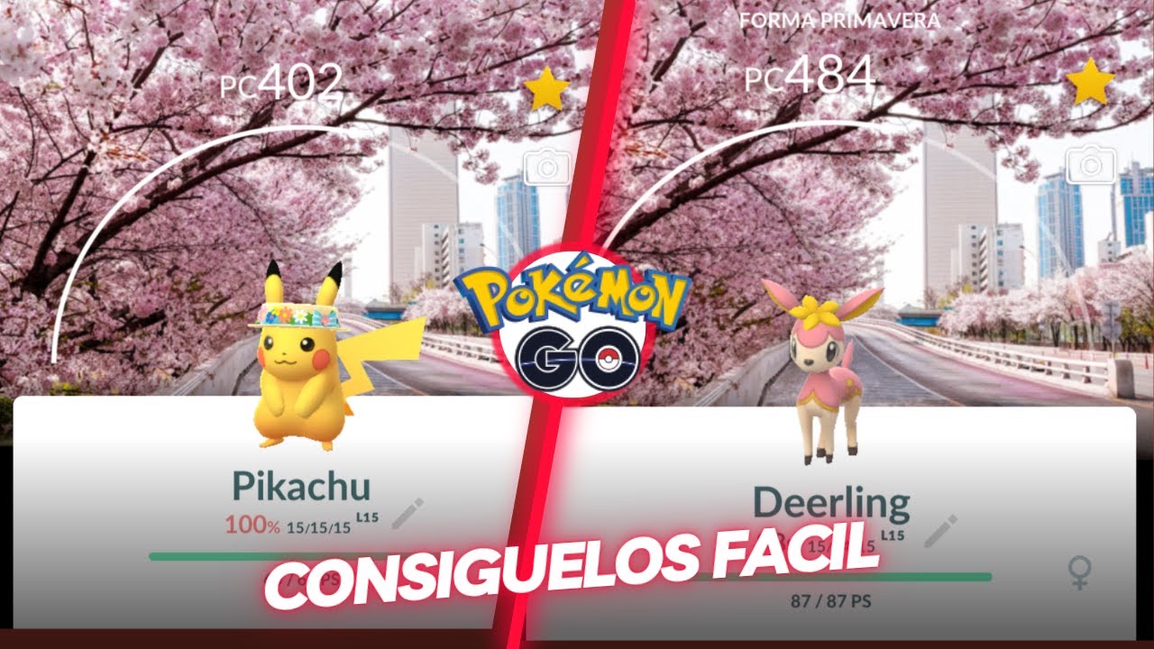Shiny De Ruta 🚨Ruta Cómo conseguir Pikachu y Deerling SHINY con fondo Exclusivo🚨es ...