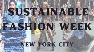 Sustainable Fashion Week | Recap | New York Fashion Week | 15 Upcycled Designs | Blue Fire