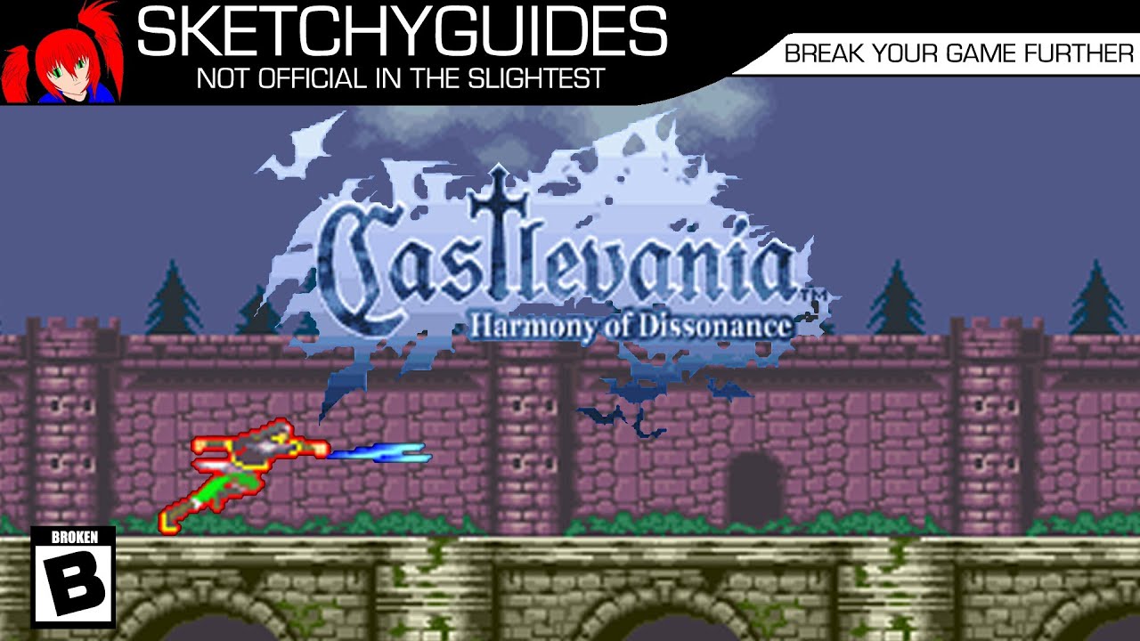 SketchyGuides: Castlevania: Harmony of Dissonance Maxim Any% Part 02 - The Route