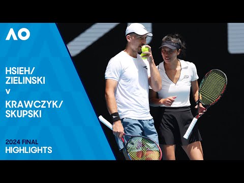 Zielinski/Hsieh v Skupski/Krawczyk Highlights | Australian Open 2024 Final