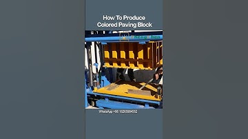 QT4-30 Small Sized Hydraulic Paving Block Making Machine #paverblockmakingmachine #pavingblock