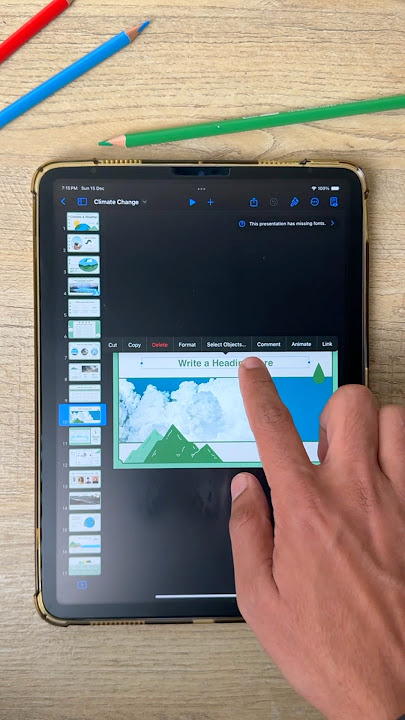 Open PowerPoint Slides on iPad #shorts