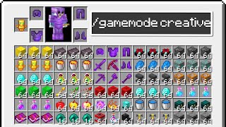 Minecraft UHC But I Secretly CHEATED With \/gamemode