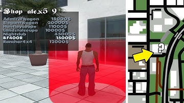 How to Buy Cars and Bikes in GTA San Andreas! (Wang Cars Showroom)