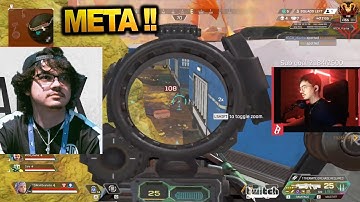 TSM Albralelie  tries using the buffed GOLD RAMPAGE in Ranked ( Apex Legends )