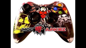 Dark Matter Custom Imaged Modded Xbox 360 Controller - Modjunkiez