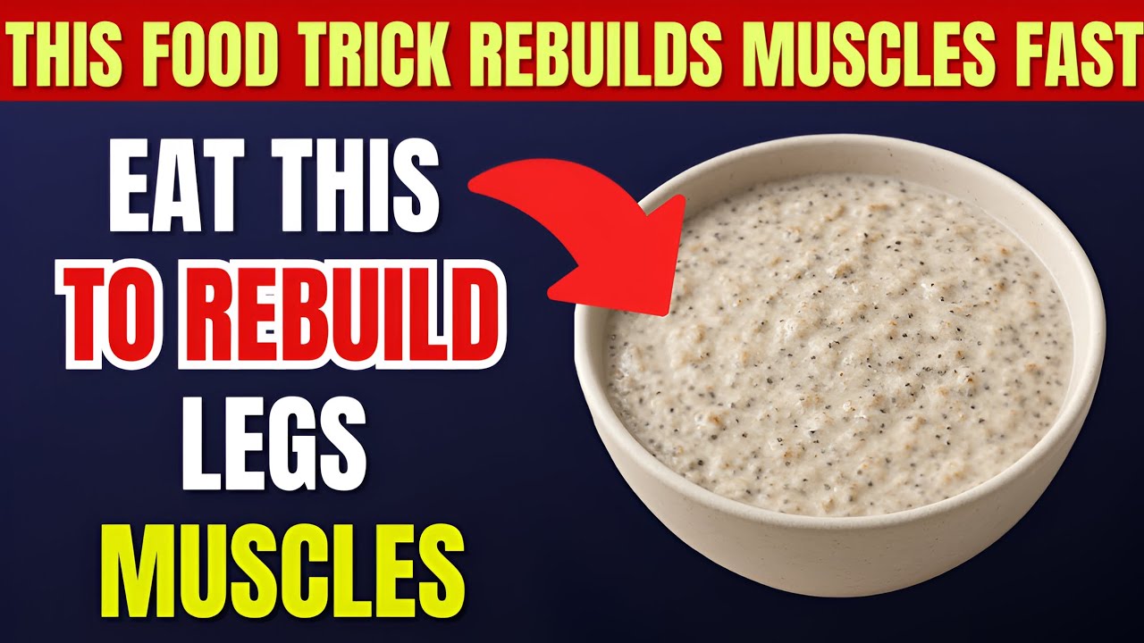 Over 50? Eat This  To Rebuild Leg Muscle Fast - “Stronger Legs After 50 