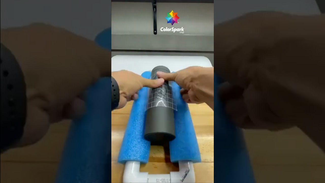 This tumbler decal reflects rainbow in light! 