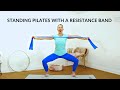 20 Minute Full Body Standing Pilates with a Resistance Band | At Home Pilates