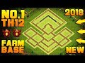 BEST TH12 FARMING BASE 2018 w/ PROOF!! | NEW CoC Town Hall 12 Hybrid Base | Clash of Clans