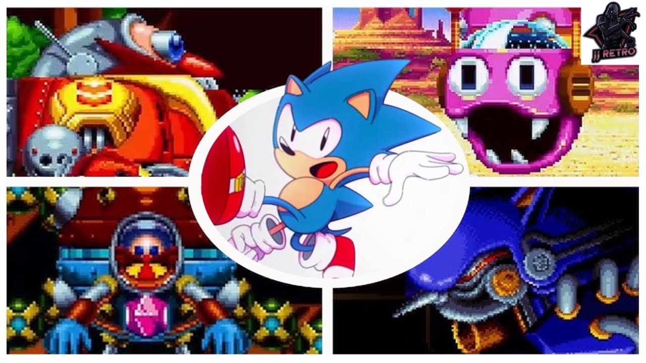 Sonic Mania - All Bosses + True Ending (NO DAMAGE)