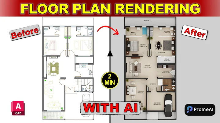 How to RENDER Architecture Floor Plan in 2 Minutes with AI