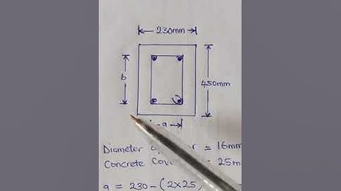 How to calculate the cutting length of stirrups for RC Beams