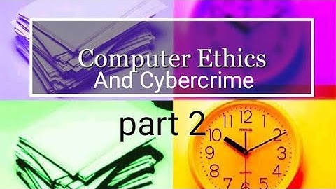 Computer Ethics and Cybercrime|| Class 8|| Computer Science|| lecture 2