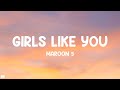 Maroon 5 - Girl Like You (Lyrics) ft.Cardi B |