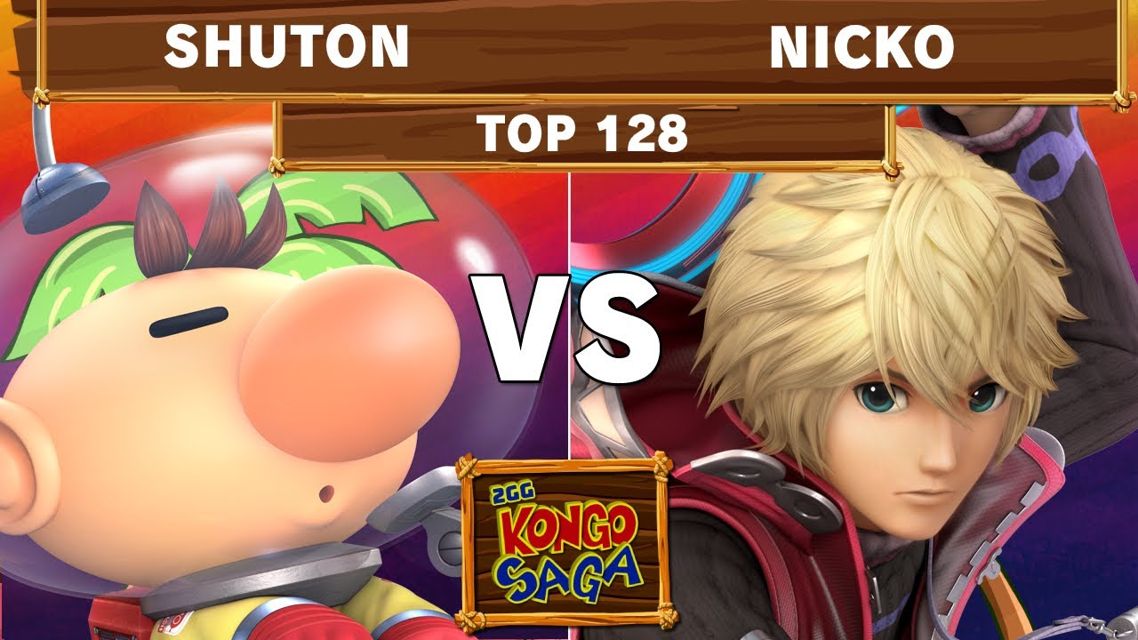 2GG Kongo Saga - SST | Shuton (Olimar) Vs Demise | Nicko (Shulk) Top 128 Winners - Smash Ultimate