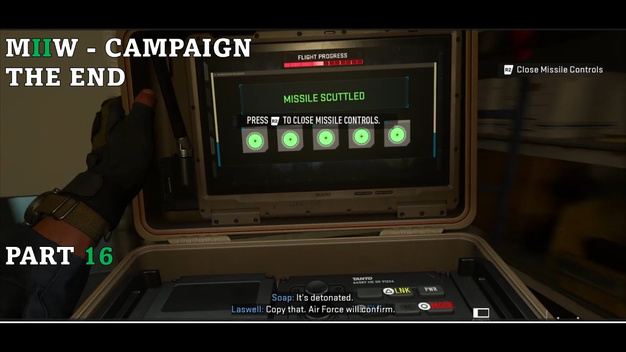 Cod End Round Screen COD Modern Warfare 2 – Part 16 - THE END - STOPING THE FINAL MISSILE ...