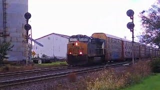 CSX Q216 passes Quincy at CP 153 with CM44AC DPU!