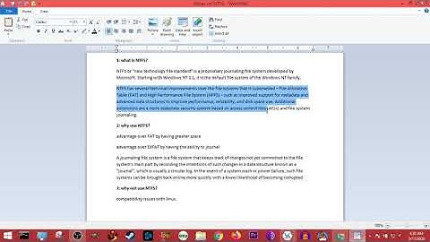 Learning Veracrypt Part 66, What is NTFS filesysystem