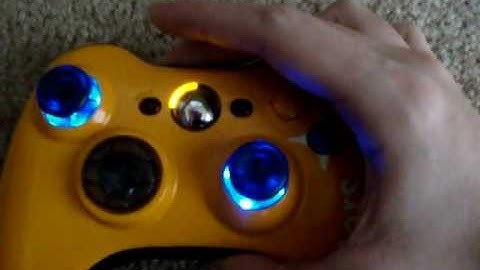 Steelers Custom XBOX 360 Controller w/ Rumble Activated Guide Button