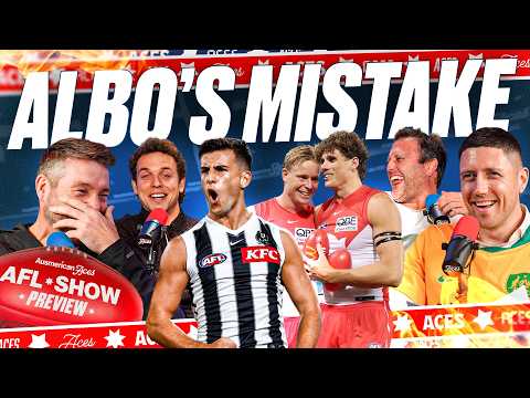 Browny Calls Out Albo's Mistake! Taylor Swift's Wedding Drama + Round 18 | Aces AFL Preview