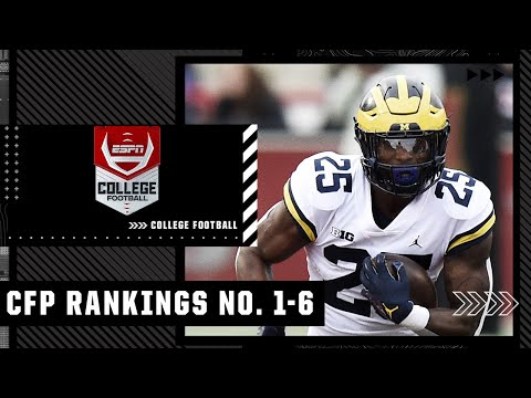 Top 6 College Football Playoff Rankings ? ? | College Football on ESPN