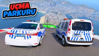 🇹🇷 Türk Polis Arabaları Uçma Parkurunda Uçuyor 🇹🇷 GTA 5 MODS