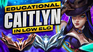 Low Elo Caitlyn Guide #1 - Caitlyn ADC Gameplay Guide | League of Legends