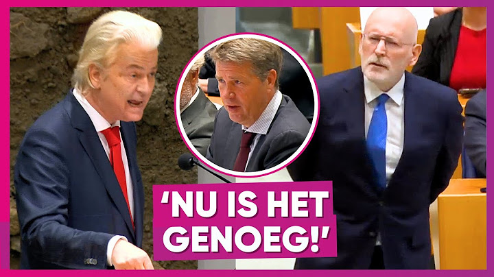 Bosma grijpt in bij knallende ruzie Wilders vs. Timmermans