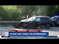 Wild video shows driver weaving through heavy traffic on Expressway before crash, arrest