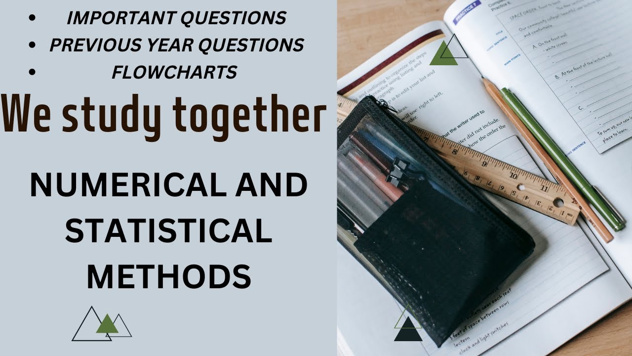 Insem Exam | SPPU | Numerical and Statistical Method | Revision Video