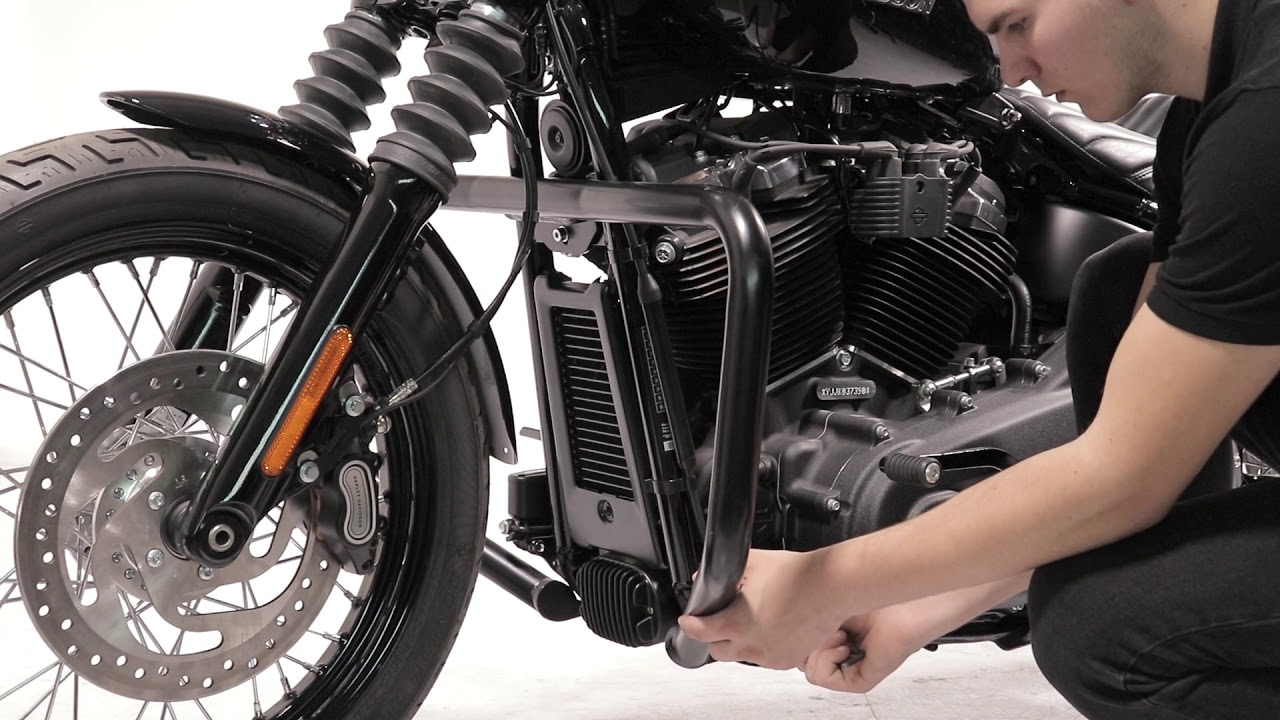 ConStands Engine Guard Mustache for Harley Softail Sport Glide 18-19 stainless steel