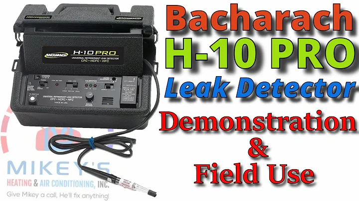 Looking for a Refrigerant Leak Detector? H10 One of the BEST