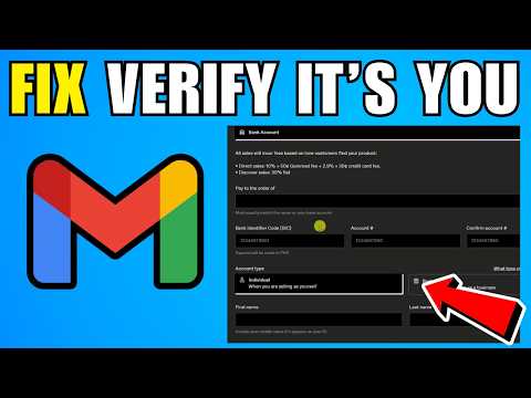How To Fix Gmail Verify It's You (2026) (New Update)