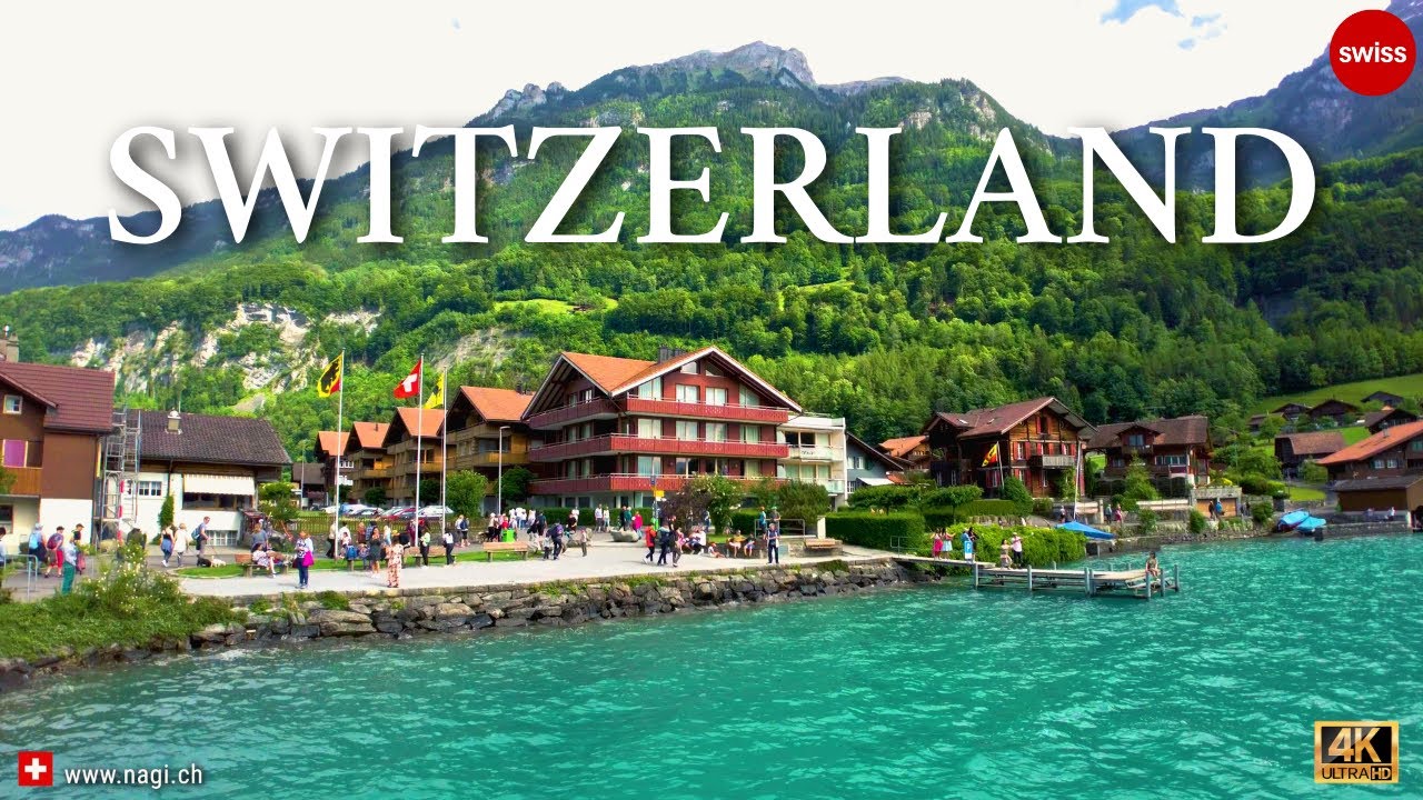 🚢🐟⚓ Heavenly Beautiful Swiss Boat Ride on Lake Brienz Interlaken | # ...