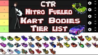 Ranking All The Kart Bodies In CTR Nitro Fueled | Tier List