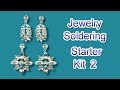 Jewelry Soldering Starter Kit 2 - Rhinestone Earrings