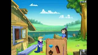 Walkthrough. Little Witch And Magic Broom. #18. Game Cartoon. Collection. PC Games. screenshot 5