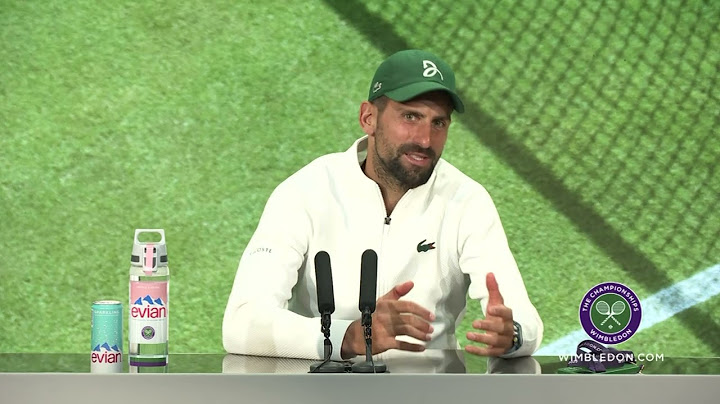 Novak: Jezive scene, uvek podrška mladima | Sport Klub Wimbledon