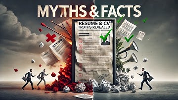 Resume and CV Revealed: Myths vs. Facts Every Student Should Know!