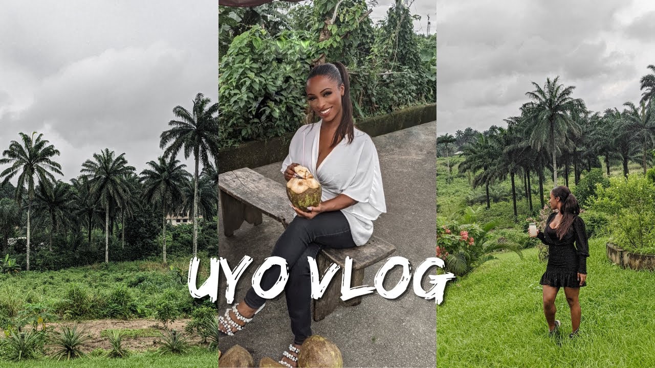 UYO VLOG | VISTING HOMETOWN + LEARNING TO COOK LOCAL DISHES CHICKEN PEPPER SOUP & AFANG SOUP