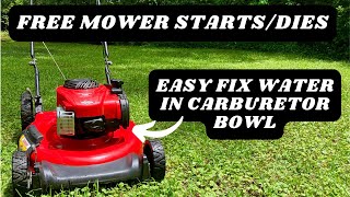 Fixing a FREE Craftsman Mower That