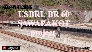 USBRL BR 60  SAWALAKOT WORK#youtube #youtubeshorts #engineeringlife #usbrlproject #ytshorts