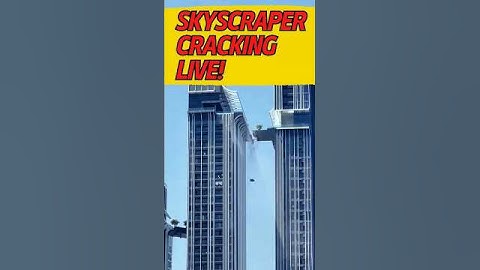 Skyscraper Shakes Apart During Earthquake!