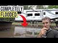 Our Campsite is UNDER WATER // RVing Tahquamenon Falls, MI